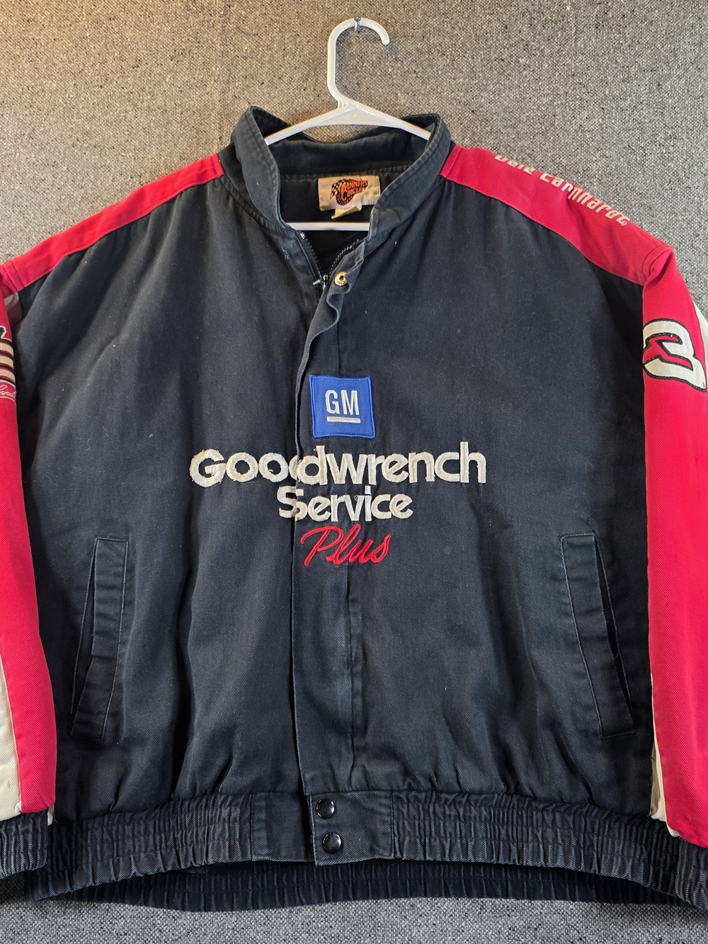 GM Goodwrench Service Plus Racing Jacket Dale Earnhardt NASCAR Men's XL